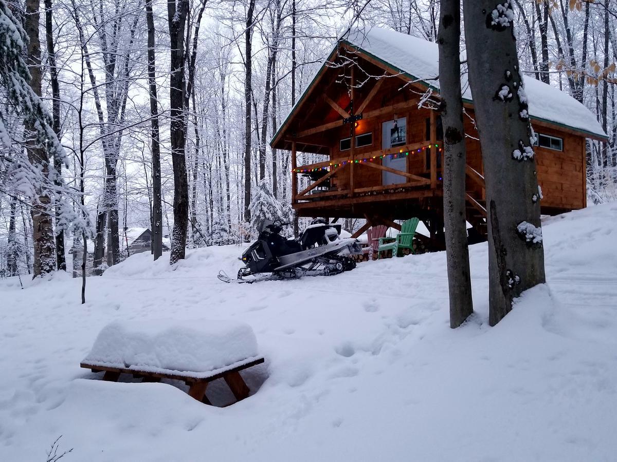 Willa Les Cabines Nordik Des Piles Saint-Jean-des Piles Zewnętrze zdjęcie