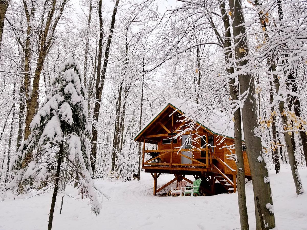 Willa Les Cabines Nordik Des Piles Saint-Jean-des Piles Zewnętrze zdjęcie